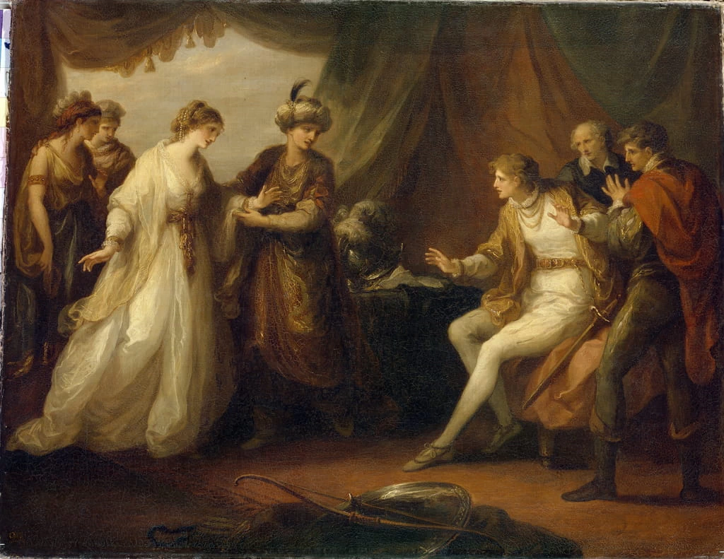 Angelika Kauffmann - Eleanor resuscitata, Pavlovsk Palace, St. Petersburg